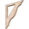 Ekena Millwork Funston Traditional Smooth Bracket, Douglas Fir, 3 1/2"W x 38"D x 42"H BKT04X38X42FST01SDF - alternate 1